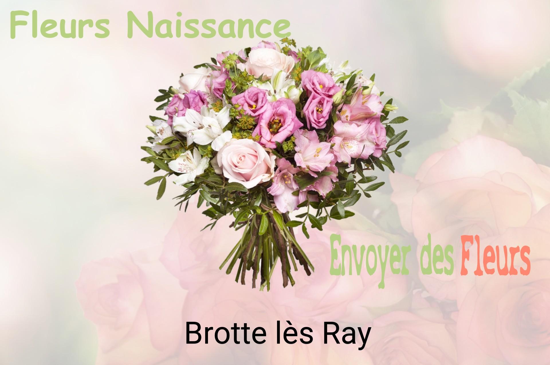 Bouquet de fleurs de naissance livré à Brotte-lès-Ray